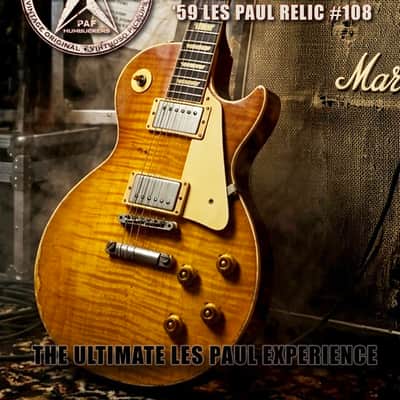 Gibson Custom Shop Les Paul ‘59 Tom Doyle "TIME MACHINE" #108 ~ R9/59 Relic Burst “SUPER PREMIUM” - Historic Aged w/Doyle Coils TRU-CLONES ‘59 PAFs image 25