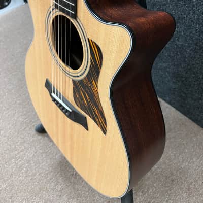 Taylor 314CE Grand Auditorium Acoustic/Electric Guitar with V-Class Bracing, ES2 Pickup & Hardshell Case 2024 - Natural image 6
