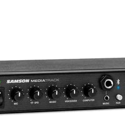 Samson MediaTrack 4-Channel Mixer/USB Interface with Bluetooth image 1