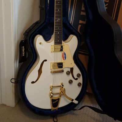 Schecter Robin Zander Signature Corsair Electric Guitar White image 1
