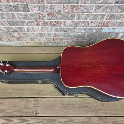 Vintage 1974 Gibson Hummingbird Custom Acoustic Guitar Project w/ Hardshell Case! image 15