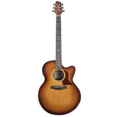 Sawtooth Australian Blackwood Jumbo Cutaway 24 Fret Acoustic Electric Guitar w Red Cedar Top image 2