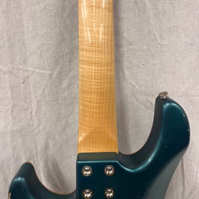 G&L Kiloton 5 2024 - Lake Placid Blue Nitrocellulose Lacquer Medium Aged image 12