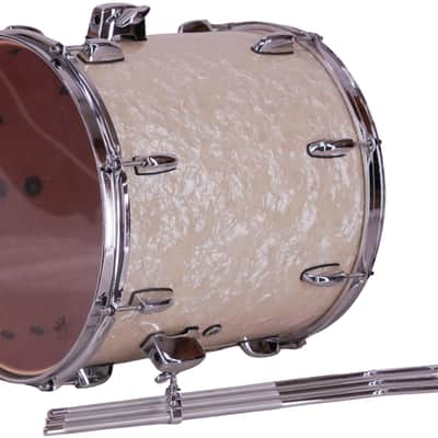 Pearl Session Studio Select 14" x 14" Floor Tom Drum Nicotine White Marine Pearl image 5