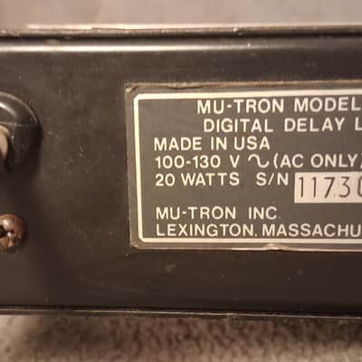 Mu-Tron Digital Delay Model 1173 1970s - Blue image 4