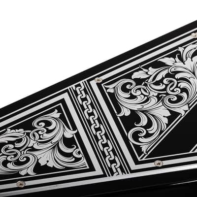 Schecter V-1 Przym Palladium Gloss Black image 12
