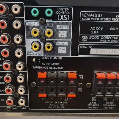 Kenwood Kenwood KR-V6070 Audio Video Receiver (1995) 1995 - Black image 7