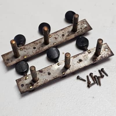 1940s 50s Kluson 3+3 Strip Tuners + Screws image 2