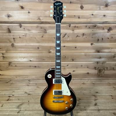 Epiphone 1959 Les Paul Standard Electric Guitar USED - Aged Dark Burst image 2