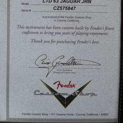 New Fender Custom Shop Limited Edition '63 Jaguar Journeyman Aged Burgundy Mist Metallic #CZ575847 image 10
