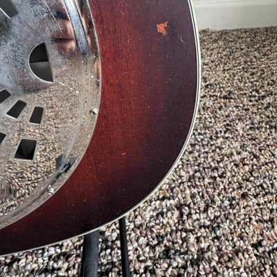 Fender Paramount PR-180E Resonator 2022 - Present Aged Cognac Burst image 8