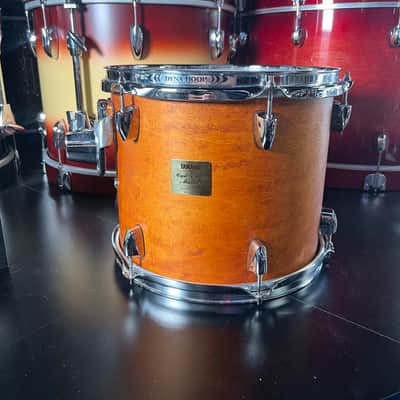 Vintage Rare MIJ Yamaha Maple Custom Absolute 10x12" Rack Tom in Vintage Natural image 3