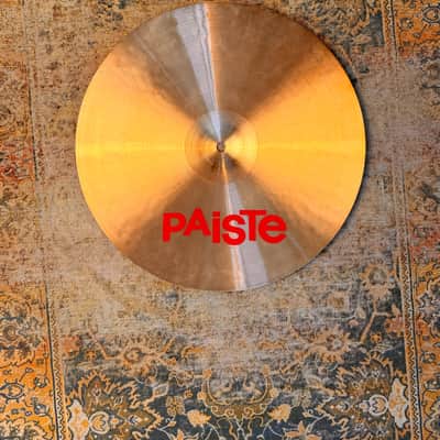 RARE PAISTE 2002 HEAVY CRASH 18” SUPER CLEAN FROM 1985! 1608 g ICONIC! image 2