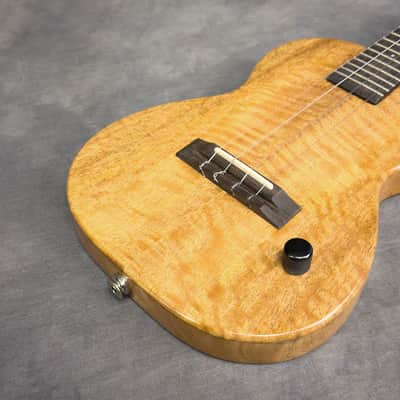 Pono TE Solid Acacia Electric Tenor Solid Body Ukulele with Hard Case image 5