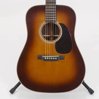 Martin Custom Shop D-28 Authentic-Inspired 1937 - Ambertone Vintage Low Gloss Adirondack Spruce Top with East Indian Rosewood Back and Sides image 1