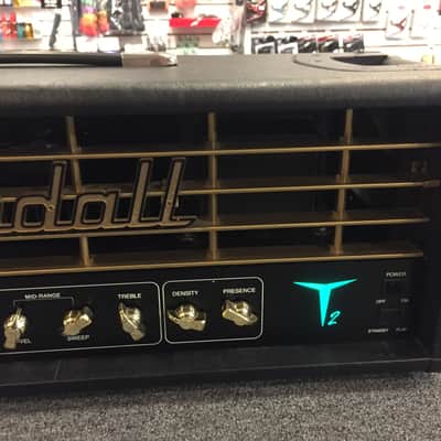 Randall T2H T2 100 watt Tube Preamp Guitar Amplifier Head Custom Gold Grill Finish and Knobs image 5