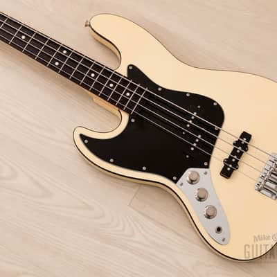 2011 Fender Aerodyne Jazz Bass PJ Left-Handed Vintage White w/ Hangtags, Japan CIJ image 1