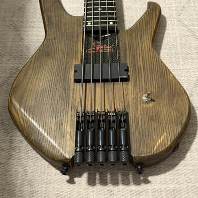 Status Graphite S2 custom 2010s 5 string headless bass image 3