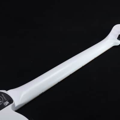 Fender Jack White Triplesonic Acoustasonic Telecaster with Case Maple Fingerboard White Pickguard Satin Arctic White with Black Top 237 image 7