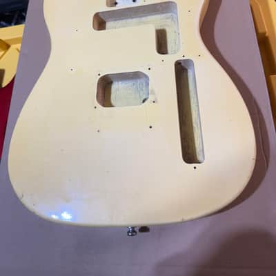 Vintage Telecaster Style Electric Guitar Body Import Blonde image 2