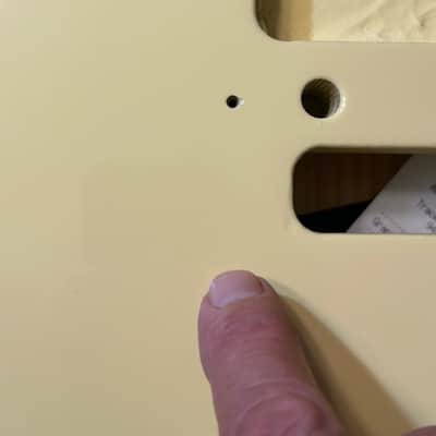 Fender American Stratoscaster ‘96 Body 1996 - Olympic white Gloss image 7