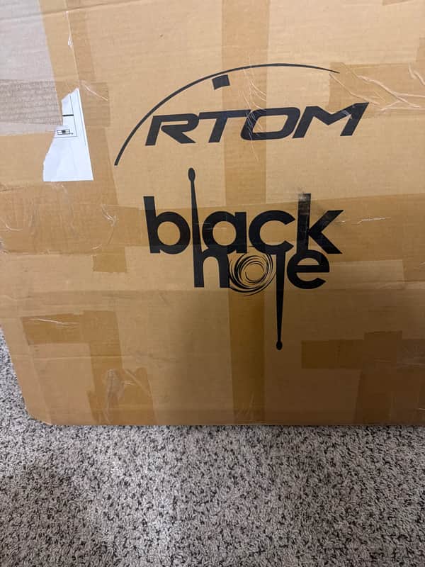RTOM Black Hole Practice System 6-Piece Set 10”, 12”, 13”, 14”, 16”, 22”+ BLKHOL13 image 1