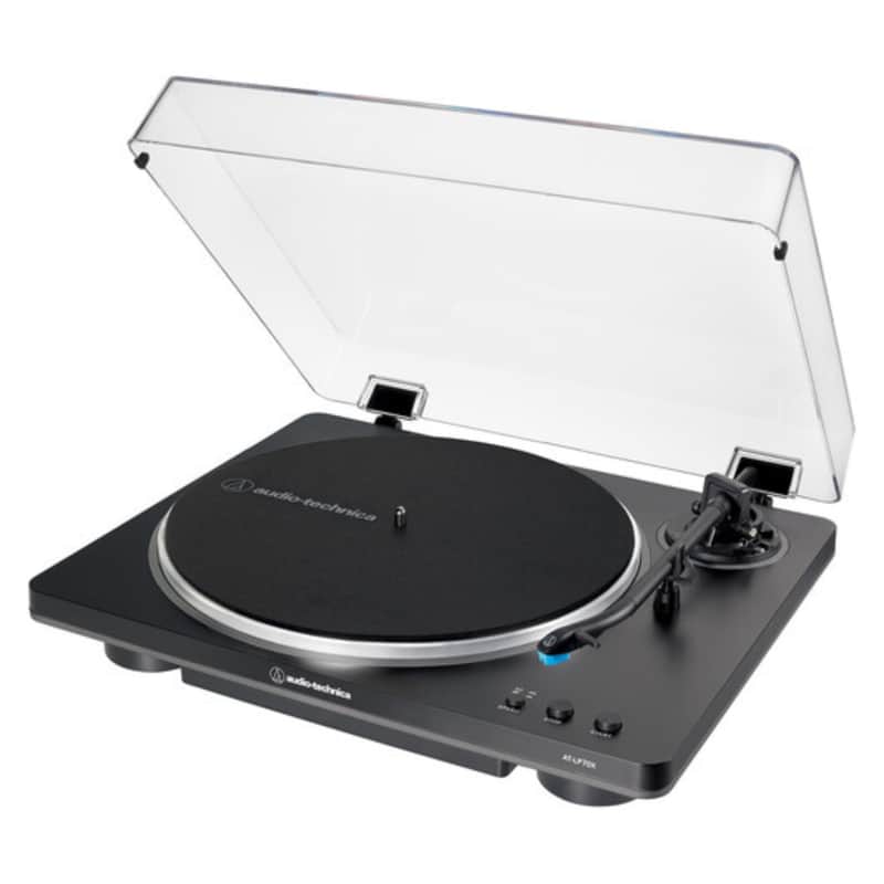 Audio-Technica AT-LP70X Fully Automatic Belt-Drive Turntable, Black/Gray image 1