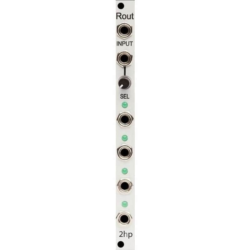 2hp ROUT Eurorack Switch Module (Silver) image 1