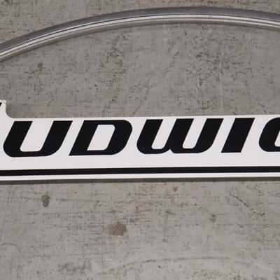 Ludwig 24" Rockers Silver Dot Clear Drum Head image 2