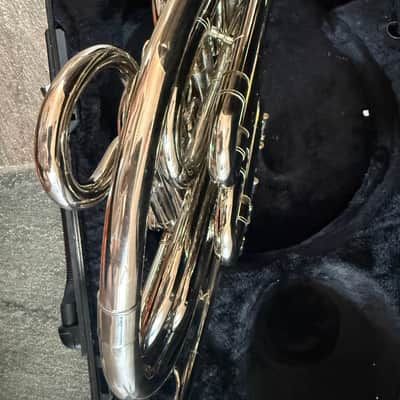 Silver  Double French Horn with case and mouthpiece image 6