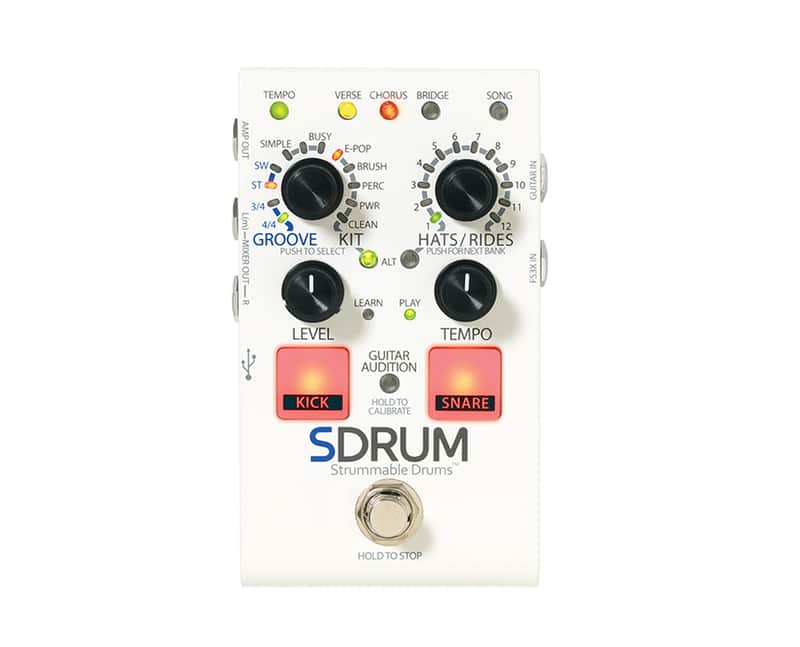 Digitech SDRUM Strummable Drums Drum Machine Pedal - Open Box image 1