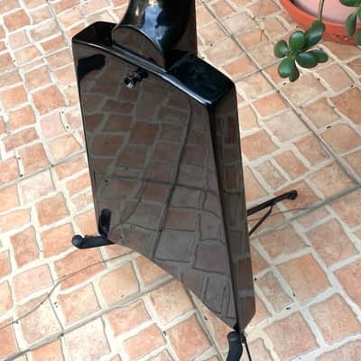 Starfire Headless 4 string black bass guitar image 8