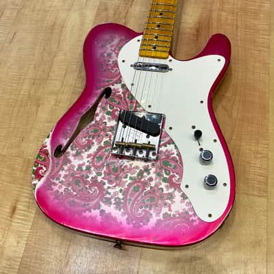 Fender Custom Shop Limited-edition '50s Thinline Telecaster Relic Pink Paisley image 13