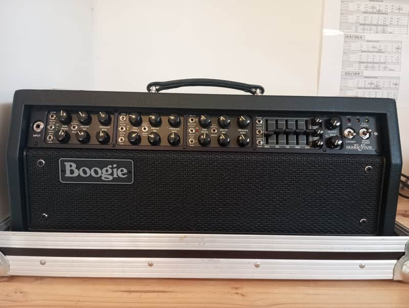 Pack Mesa Boogie Mark V 3-Channel 90-Watt Guitar Amp Head 2009 + Thon Case image 1