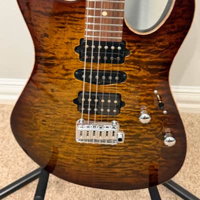 Suhr Modern Plus HSH with Pau Ferro Fretboard 2018 - Present - Bengal Burst image 5