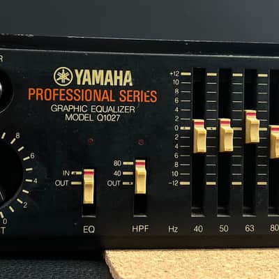 Yamaha Vintage Q1027 Professional Series Graphic Eq - Black image 2