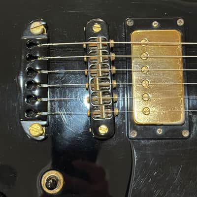 Aria Pro II TA Black ‘N’ Gold Vintage Semi-Hollow Electric Guitar, Early 1980s, Made in Japan image 17
