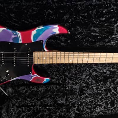 James Tyler Studio Elite Custom Shop 2003 Birdseyes Mapple neck - Psychedelic Vomit image 9