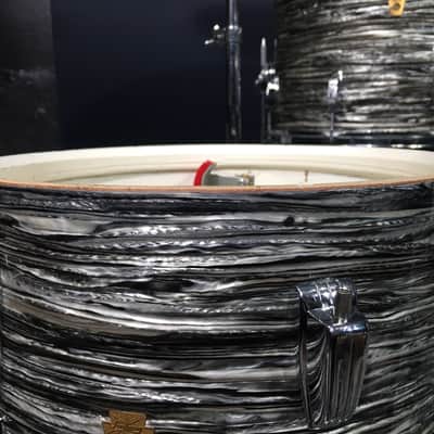 Ludwig Ringo, Original 1964, 22,13,16, 5.5x14, Black Oyster Pearl. Wow! image 19