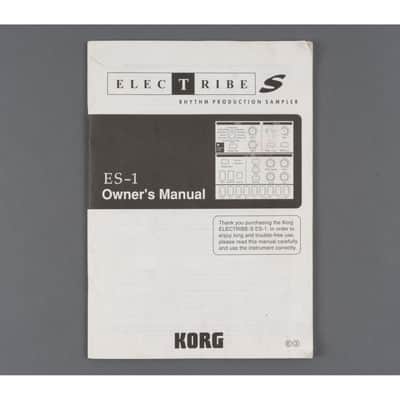Korg Electribe ES-1 Owner's Manual [USED]