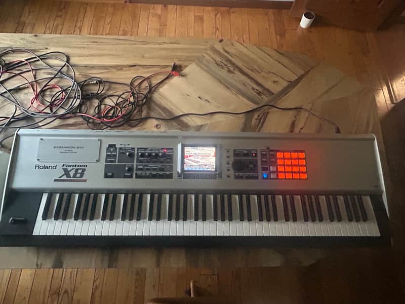 Roland Fantom-X8 Fully Weighted 88-Key Workstation Keyboard | Reverb