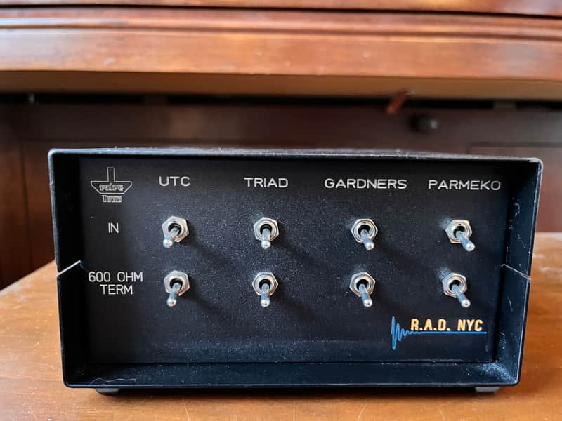8 Channel Balanced Line Level Vintage Transformer Box: UTC A20, Triad HS66, Gardner Neve console, Parmeko Oil image 1