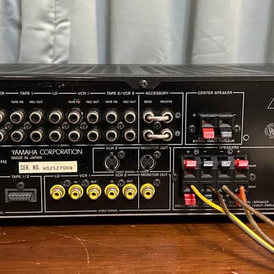 Clean 1990s Yamaha AVX-500 Stereo Amplifier - Phono Ready - Works - 80W image 8
