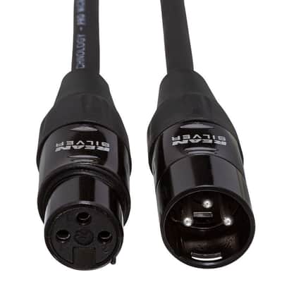 Hosa HMIC-025 25' Pro Microphone Cables REAN XLR3F to XLR3M image 3
