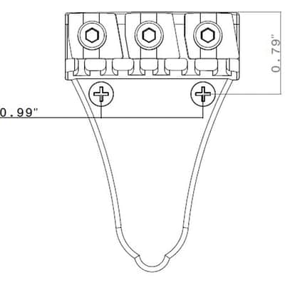 Floyd Rose FRX Top Mount Tremolo FRTX01000 - Chrome (For Les Paul, SG, Flying V etc) image 4