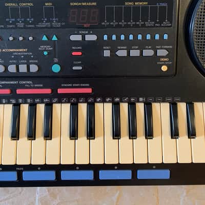 Yamaha PSS-790 1990 VGC 61key AWM FM Synth Stereo Speakers MIDI Sequencer Vector Dial image 6