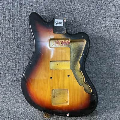 Tobacco Burst Jazzmaster Style Guitar Body DIY Project image 1