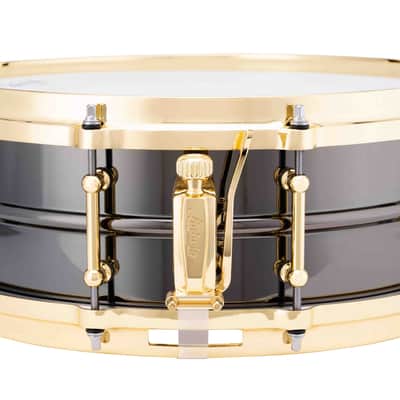 Ludwig LB416BT - Black Beauty Brass Snare Drum, 5x14 image 2