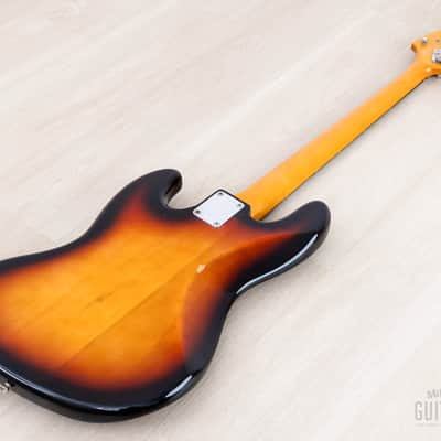 1988 Fender Jazz Bass ‘62 Vintage Reissue JB62-60 Sunburst, Japan MIJ Fujigen image 13