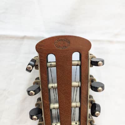1926 Luigi Embergher Orchestra Model No. 3 — Roman bowlback mandolin, all original. image 13